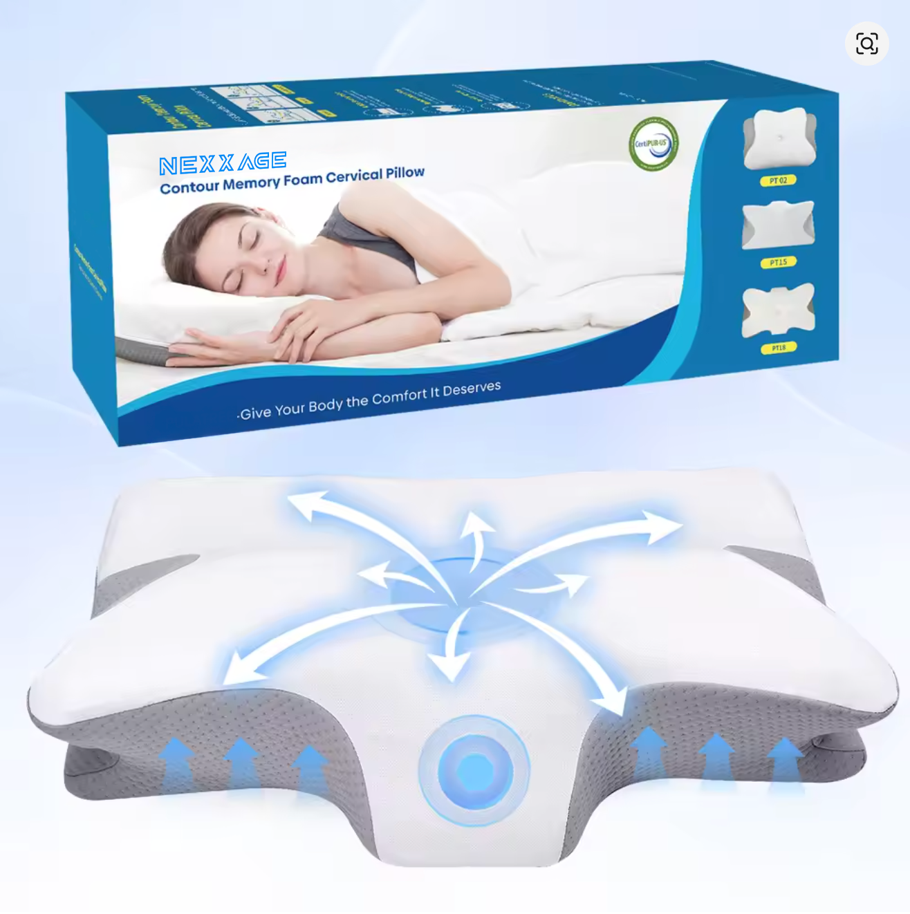 The PureSleep™ Cervical Pillow