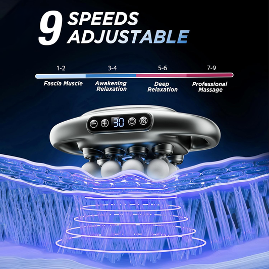 TheraWave Pro™ — 16-Head Deep Tissue Massage Gun