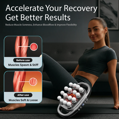 TheraWave Pro™ — 16-Head Deep Tissue Massage Gun